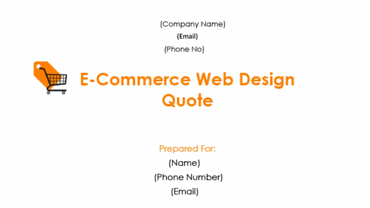 website development quote