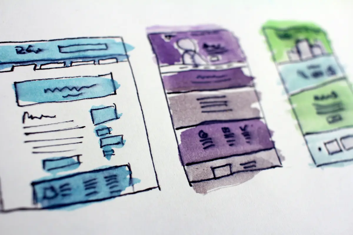 Sketch of Website Mockup Ideas